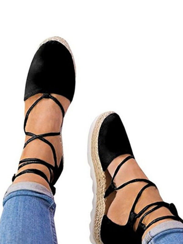 wedge lace up sandals