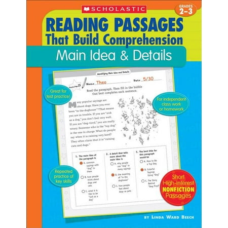 Reading Passages That Build Comprehension: Main Idea and Details Grades 2-3, (Paperback)