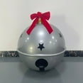 thumbnail image 4 of Inflatable Christmas Ball with Bows and Bells, 60cm PVC Hanging Ornament for Tree & Yard, Outdoor Indoor Holiday Decoration, Foldable & Reusable Xmas Decor, 4 of 4