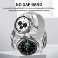 thumbnail image 6 of CIRUTVAL Samsung Galaxy Watch 6 Band Classic 43mm 47mm 40mm 44mm, Samsung Galaxy Watch 5 Band Pro 45mm 40mm 44mm,Galaxy Watch 4 Band Classic 40mm 44mm 42mm 46mm, 20mm No Gap Band Stainless Steel Metal, 6 of 7