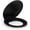 Black 17", variant on Hetoy Toilet Seat Elongated, Toilet Seat With Quick-Release&Quick-Attach, Hardware With Grip-Tight Bumpers, Slow-Close Toilet Seat, Easy Install and Clean, White