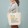 thumbnail image 3 of CafePress - Its An Alpaca Thing Tote Bag - Unisex Canvas Tote Bag, Beige, 1-Piece, 3 of 7