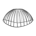 thumbnail image 3 of lámpara hierro, adorno para lámpara araña, cubierta decorativa para colgante, para E27, soporte para , hogar y oficina., 3 of 8