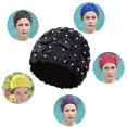 thumbnail image 4 of Gorro de baño YUANXCMXG con Flores vintage rojo, 4 of 4