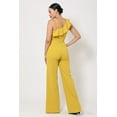thumbnail image 5 of One Shoulder Ruffle Jumpsuit L, 5 of 6