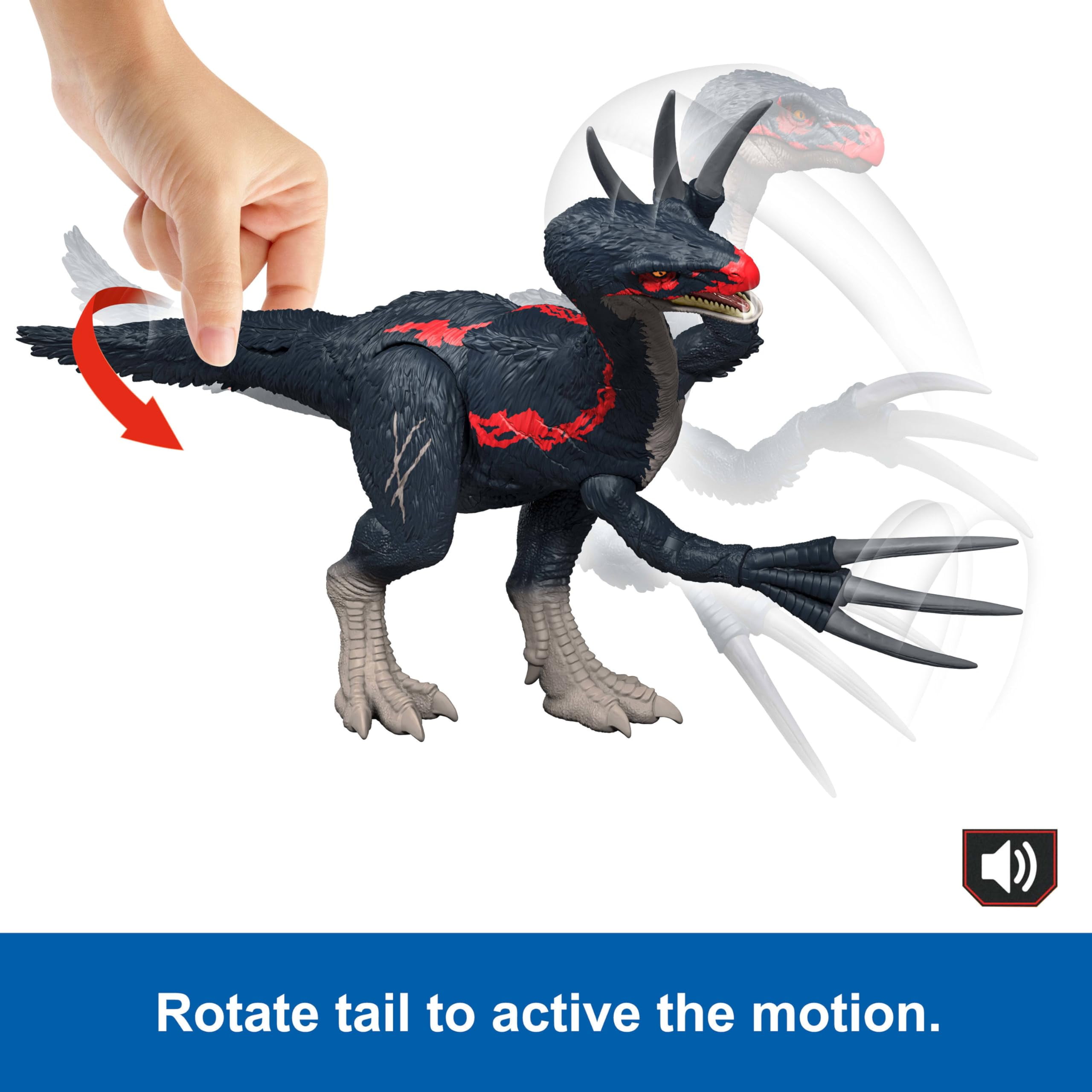 Jurassic World Slash 'N Roar Therizinosaurus Action Figure