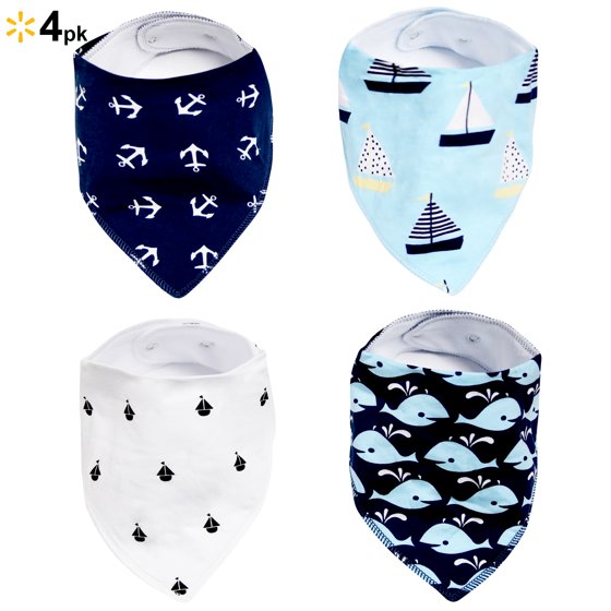 Basico Unisex Baby Bandana Bibs 100 Cotton Baby Shower Gift Set Basico Unisex Baby Bandana Bibs 100 Cotton Baby Shower Gift Set
