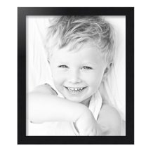 ArtToFrames 15x18 Inch Black Steel Picture Frame, This Black MDF Poster Frame is Great for Your Art or Photos, Comes with Regular Glass (4639)