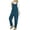 Blue-01, variant on Overalls for Women Adjustable Straight Leg Long Pants Bib Overalls Comfy Sleeveless Baggy Jumpsuit Pockets