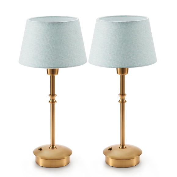 UMEXUS Small Cordless Lamp Rechargeable Table Lamps Set of 2, Dimmable Battery Operated Lights, Portable Accent Light for Side Ta