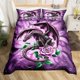 thumbnail image 1 of Juego de Funda Nórdica Tamaño Queen,Juego de Ropa de Cama de Flores de Rosas 3D 3Pcs,Romántico Salvaje, 1 of 8