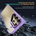 thumbnail image 3 of for Samsung Galaxy S24 Ultra Case Clear Shockproof Anti-Scratch Cover Protect Camera Lens Samsung Galaxy S24 Ultra Phone Case with Ring Stand Slim Black Rugged Heavy Duty (Purple), 3 of 14