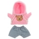 thumbnail image 1 of Doll Clothes Kit Bear Clothes Cute Stuffed Animal Doll Accessories Plush Toy Hoodie with Pants Set 20cm Bear Outfit for Plush Dolls Stuffed Toys, 1 of 3