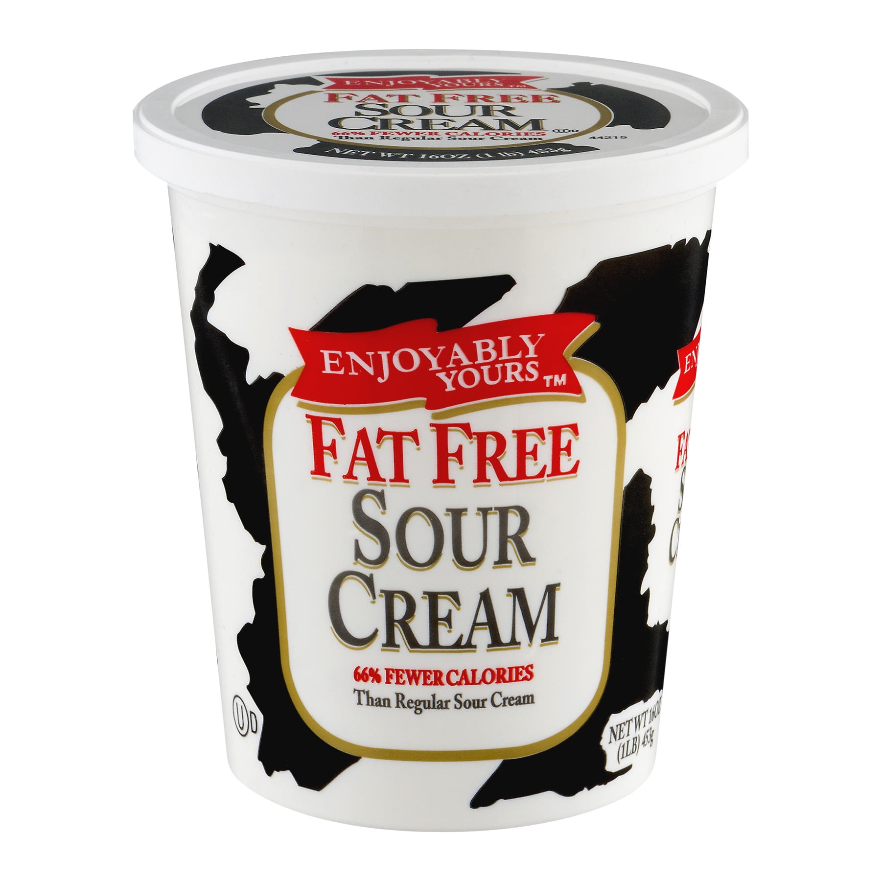 Enjoyably Yours Fat Free Sour Cream, 16 Oz.