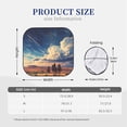 thumbnail image 3 of Fotbe Western Desert Cloud Cowboy Juego de 2 Piezas de Parasoles para Parabrisas | Bloqueador Solar para Auto | Accesorios Plegables para Protección Solar Interior-Large, 3 of 6
