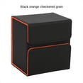 thumbnail image 2 of Caja de Almacenamiento Portátil de Juegos de Mesa, Protector de Tarjeta, Caja de Almacenamiento de Gran Capacidad Negro + Naranja, 2 of 8