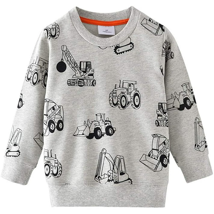 Little Hand Toddler Boy 100% Cotton Dinosaur Sweatshirt Pullover 5t ...
