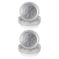 thumbnail image 4 of Monstrate 50 piezas de sartenes con tapas transparentes, bandejas redondas para asar Pizza, recipientes para recalentar, platos de postre, No.02 2Conjunto, 4 of 6