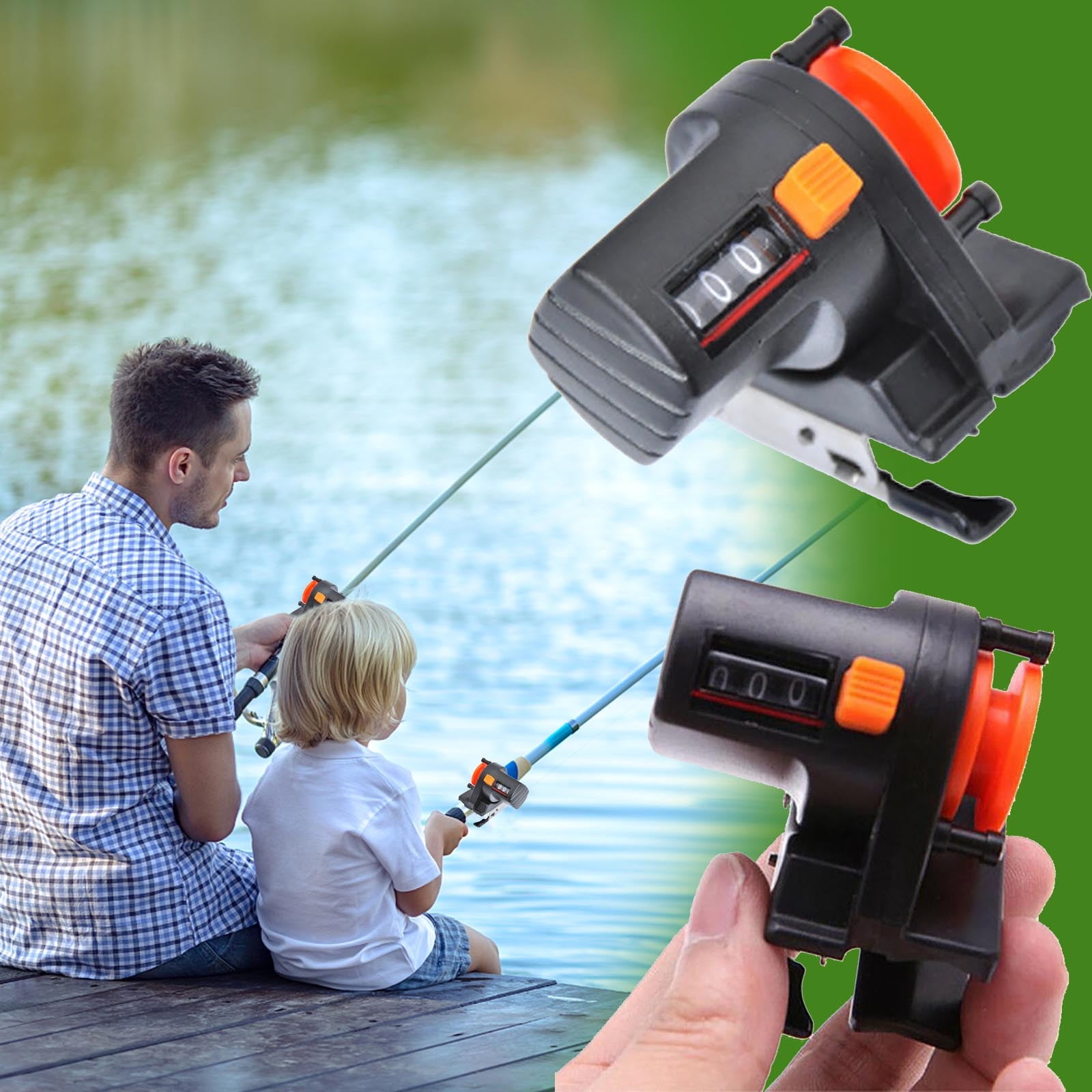 Loyerfyivos Fishing Line Counter, Fishing Line Depth Finder Counter