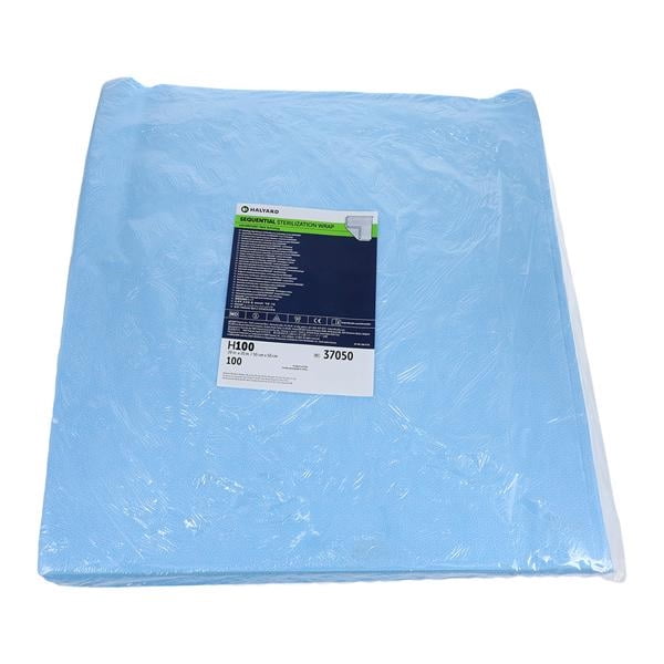 Halyard 37050 CSR Sterilization Wraps 20" x 20" SMS Fabric 100/Pk