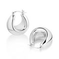 thumbnail image 2 of Lancharmed Women's Earrings Ages 8-12 Hypoallergenic Gradient 1 Pair Silver Plated Earrings Gifts for Women, 2 of 8