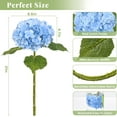 thumbnail image 5 of Hydrangea Artificial Flowers, Latex Real Touch Hydrangeas Lifelike Large Hydrangea Flowers for Home Decor Party Arrangements Wedding Bouquets Centerpieces (Blue), 5 of 5