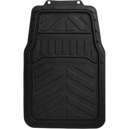 Auto Drive Rok Front Floor Mats Set Black 2 Piece Walmart Com