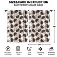 thumbnail image 2 of Blackout Kids Curtains,Hedgehog Pattern Childrens Insulated Curtains Set Of 2,Bedroom Essentials,Toddler Room Decor 42"x63"(106x160cm), 2 of 4