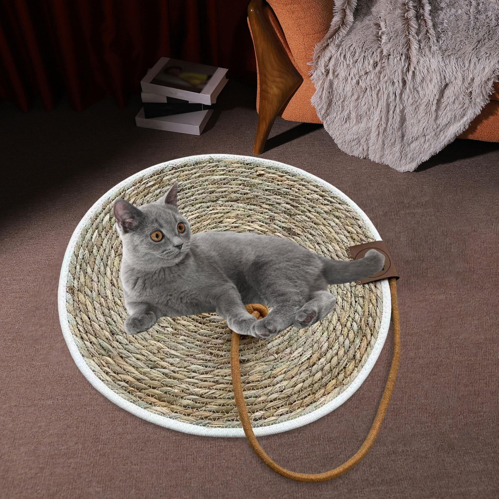 Bvdfgk Cat Scratch Mat Cat Scratch Pad Wear Resistant Furniture Protector Cat Toys Nest Light Brown