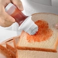 thumbnail image 4 of TIMIFIS Plastic Kitchen Baking Oil Bottle Dustproofs Storage Cover Push Type Silicones Barbecue Brush Sauces Brush Kitchen Baking Oil Bottle Brush Barbecue Tools Kitchen Gadgets, 4 of 6