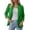 Army Green, variant on Womens Solid Color Lapel Blazers Open Front Long Sleeve Business Casual Fall Jackets