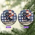 thumbnail image 2 of Patriotic Havanese 4th of July Independence Paws Ceramic Round Ornament Havanese Dog Lover Gifts Idea Home Tree Decor - 02010, 2 of 5