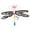 Light Pink, variant on Dragonfly Fishing Lure, Double Wing Simulation Bait for Bass Trout, Freshwater Saltwater Topwater Lure with Hooks, 3.0 Inches
