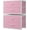 Pink, variant on Stackable Storage Drawers Closet Organizers and Storage Fabric White 2 Drawer Dresser for Bedroom 2 Packs Modern