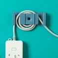 thumbnail image 5 of Gnmfd Self-Adhesive Desktop Socket Fixer for Power Strip Cable Management, Punch-Free Wall Mounted Organizer Bracket for Office Home Kitchen, Desk Storage and Organizers, 5 of 8