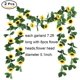 thumbnail image 2 of Decoración hogareña 7.2ft/pc Artificial Sunflower Garland with 32pc Sunflower Heads Silk Flower Ivy Vine Garland Sunflower Decor for Home Kitchen Wedding Arch Baby Shower Decor Zhivalor WMZL-265-1, 2 of 4