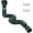 Green, variant on 11.5ft Long Gutter Downspout Extensions Flexible, 4" Diameter Drain Downspout Extender, Down Spout Drain Extender for Rainwater Drainage, Extendable from 2.6ft to 11.5ft(Green)