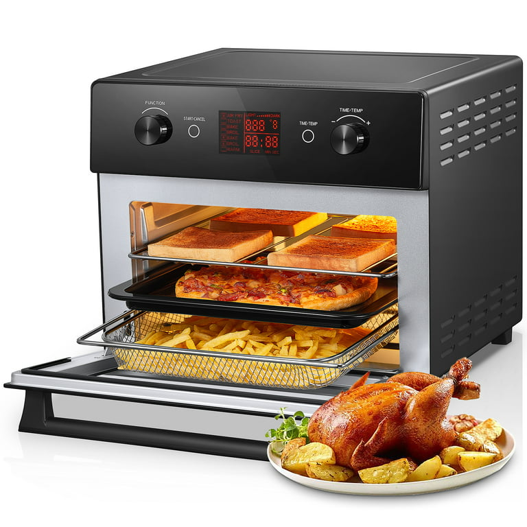 21.5 Quart 1800W Air Fryer Toaster Countertop Convection Oven with Recipe