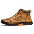 thumbnail image 6 of UOFEIY Men's Casual Leather Fashion Sneakers Ankle Chukka Boots Handmade Driving Shoes, 6 of 9