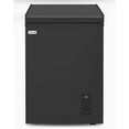 thumbnail image 2 of TABU Chest Freezer, 3.5 Cu ft Deep Freezer, Garage Ready, Adjustable Temperature, Black, 2 of 7