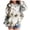 White, variant on Linfrsh Camo Hoodie for Girl Maple Leaf Print Long Sleeved Pullover Sweatshirts with Pocket Fall Winter Trendy Casual Tops (White,2-3 Years)