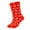504_Watermelon Red, variant on CYSFASHION Valentine's Day Cozy Socks for Women Cute Springs Ankle Cozy Ankle Unisex Wool Socks Mens Red