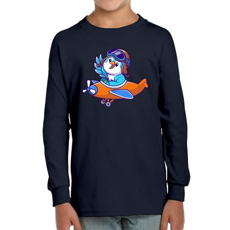 

Cute Bird On Airplane Long Sleeve Toddler -Image by Shutterstock 4 Toddler