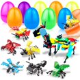 thumbnail image 1 of Huevos de Pascua precargados con juguetes de construcción, paquete de 12, 3 niños grandes, 1 of 9