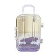 thumbnail image 5 of Storage Box Mini Transparent Easy Grip Non-slip Handle Space Saving Decorative Plastic Jewelry Candy Miniature Suitcase for Desktop, 5 of 8