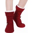thumbnail image 3 of Winter Womens Warm Fluffy Slipper Socks, Soft Cozy Fuzzy Christmas Sock with Non-Slip Grippers for ladies Gifts, 3 of 7