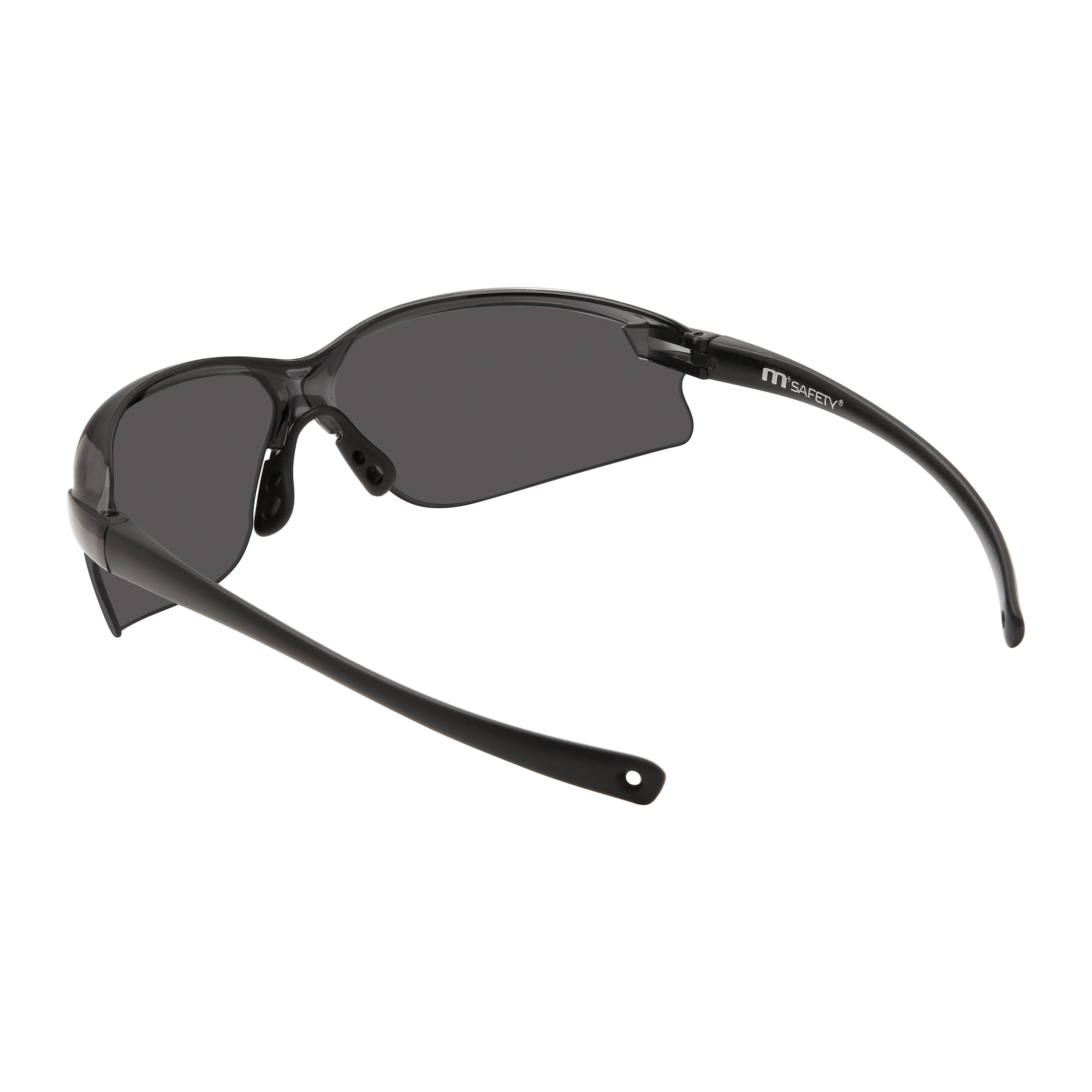 M+ Unisex Safety Glasses MS380569FCOLPK 2-Pack Dark Grey Lens Protective Eyewear