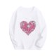 thumbnail image 5 of Blusas y camisas de manga larga con cuello redondo CUHK Top estampado de cuello redondo para primavera y verano Jersey informal Camisa básica de manga larga para niños y niñas Blusa de poliéster para, 5 of 6