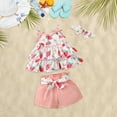 thumbnail image 2 of Cathalem Kids Casual Clothes Cutey Toddler Baby Girl Clothes Top + Skirt Summer Dress Outfit Two Piece Set(Multi-color,C), 2 of 5