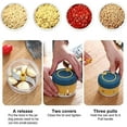 thumbnail image 3 of Manual Garlic Cutter, Mini Vegetable Chopper, Meat and Onion Chopper, 3 of 5